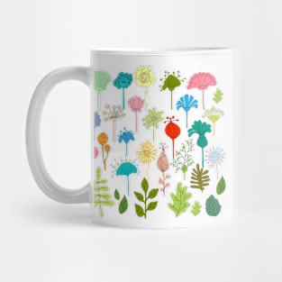 simple flowers Mug